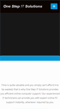 Mobile Screenshot of onestepitsolutions.net