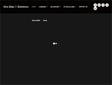 Tablet Screenshot of onestepitsolutions.net